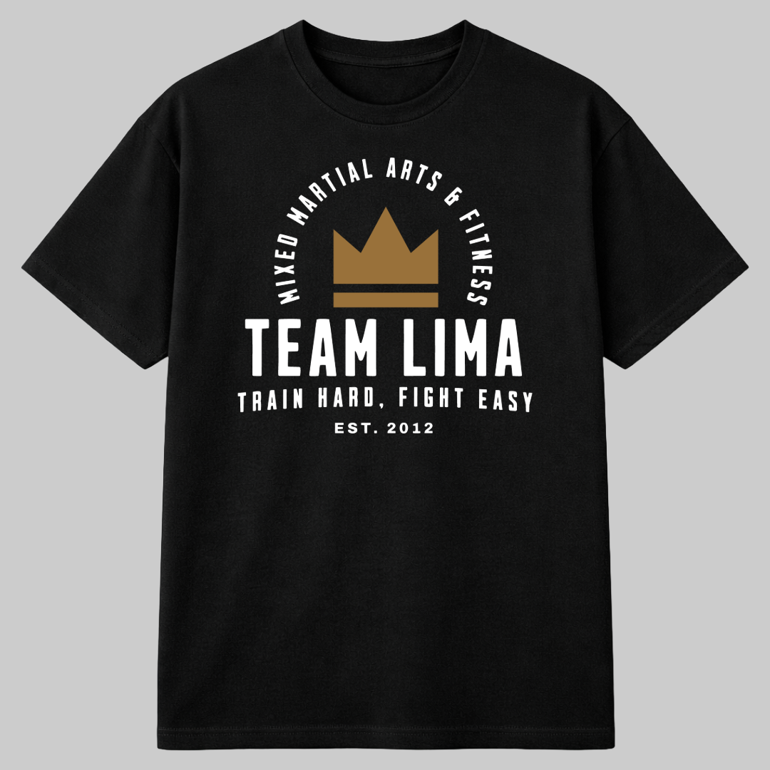 Train Hard Fight easy tee